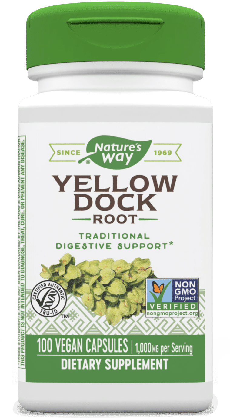 Лапад къдрав (корен) 500 mgж | Yellow Dock Root 500 mg | 100 капсули