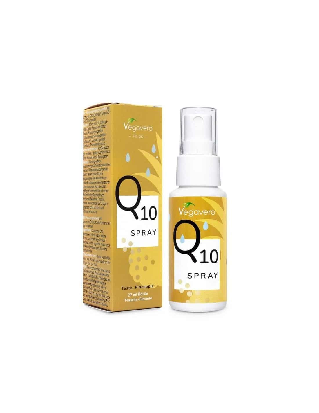 Q10 Spray/ Коензим Q10/ Oрален спрей - 27 ml - 100% Vegan Vegavero