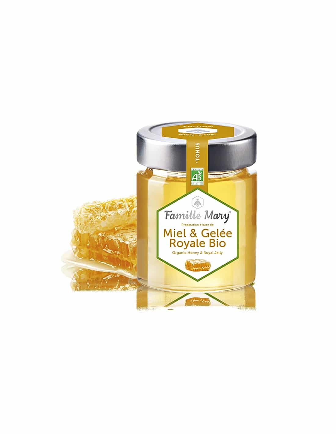 Miel & Gelée Royale Bio / Био акациев мед + пчелно млечице - 170 g Famille Mary