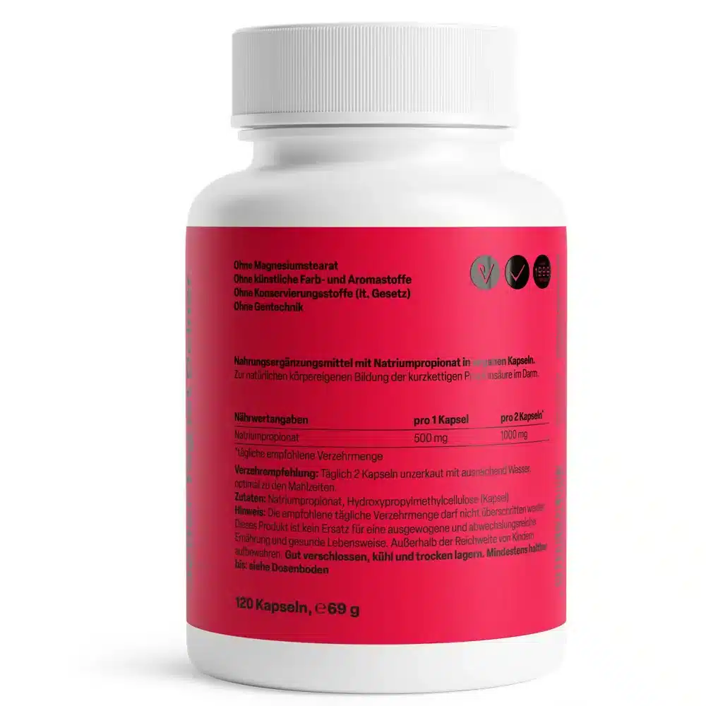 ПРОПИОНОВА КИСЕЛИНА / PROPIONIC ACID – ZeinPharma (120 капс) - Image 2