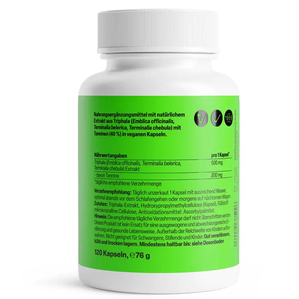 ТРИФАЛА / TRIPHALA – ZeinPharma (120 капс) - Image 2