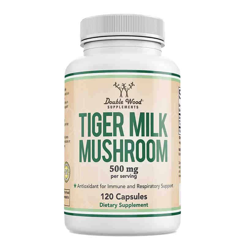 Тигрова млечна гъба 250 mg x 120 капсули | Double Wood