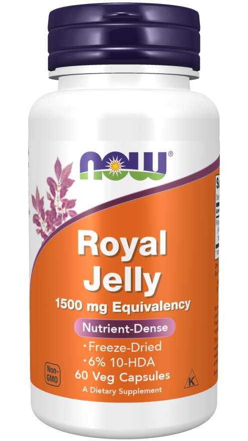 NOW - Royal Jelly 1500 mg - 60 capsules