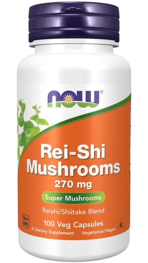NOW - Rei-Shi Mushrooms 270 МГ - 100 Капсули