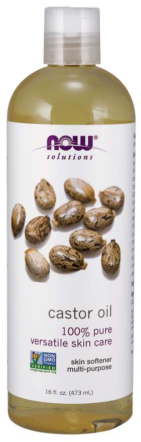 NOW - Рициново масло (castor oil) - 473 ml