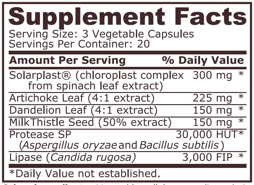 LIVER COMPLEX - 60 capsules | Pure Nutrition - Image 2