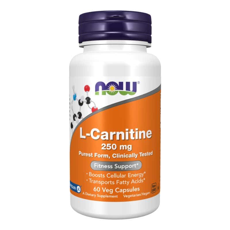 NOW - L-CARNITINE 250 mg - 60 vcaps