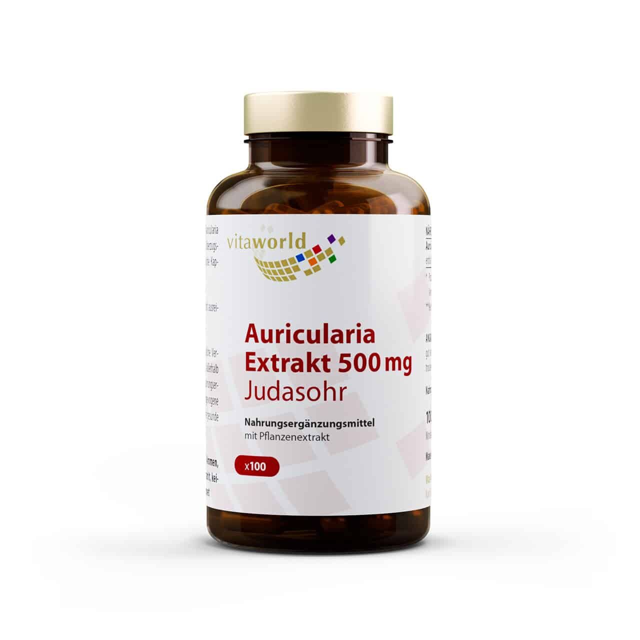 Аурикулария екстракт 500 mg х 100 капсули